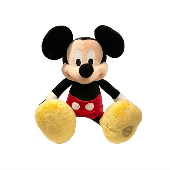 Walt Disney's Mickey Mouse Stuffed Plush Toy Disney Store Genuine Original Auth - Picture 1 of 6